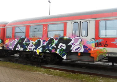 Graffiti Train - Photo by king - moses