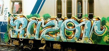 Graffiti Train - Photo by king - razor
