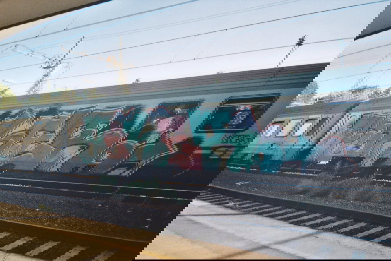 Graffiti Train - Photo by king - zaher, wca