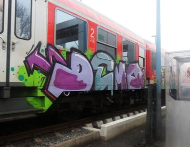 Graffiti Train - Photo by king - demo