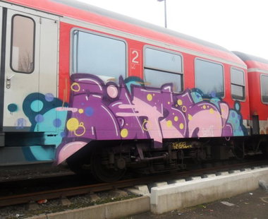 Graffiti Train - Photo by king - rätsel