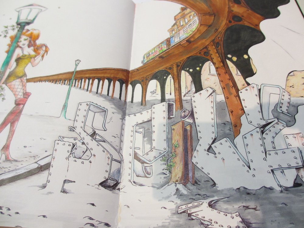 Graffiti Sketch in Kiel - Photo by king - spile