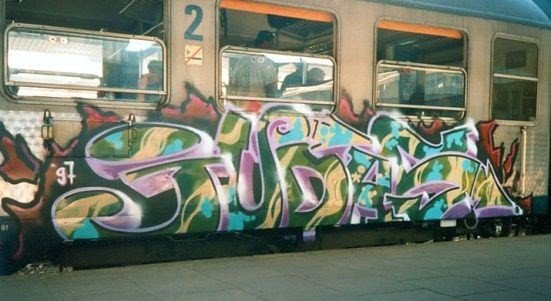 Graffiti Train - Photo by king - judas