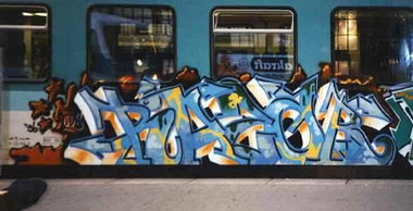 Graffiti Train - Photo by king - razor (1996)