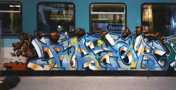 Graffiti Train - Photo by king - razor (1996)