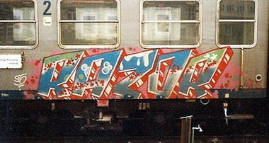 Graffiti Train - Photo by king - razor