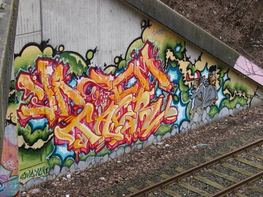 Graffiti Wall in Kiel - Photo by king - yazem, taer
