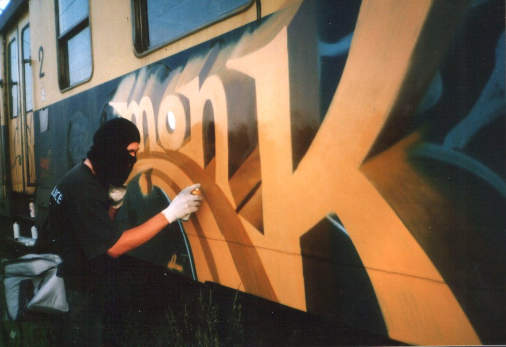 Graffiti Train - Photo by king - monk