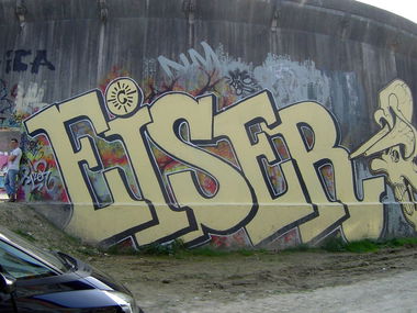 Graffiti Wall in Itzehoe - Photo by king - eiser, alsen
