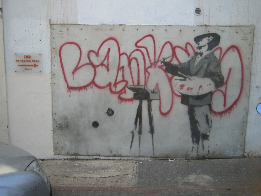 Graffiti Wall in London - Photo by king - banksy
