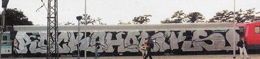 Graffiti Train - Photo by king - rockaholiks, rhs, sok