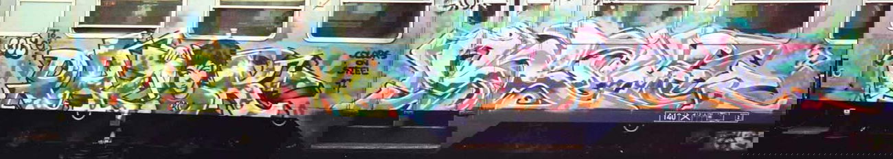 Graffiti Train in Kiel - Photo by king - razor, skel