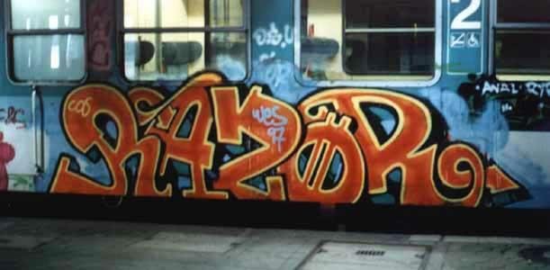 Graffiti Train - Photo by king - razor
