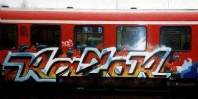 Graffiti Train - Photo by king - razor