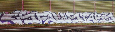 Graffiti Bombing in Hamburg - Photo by king - csf (2000)