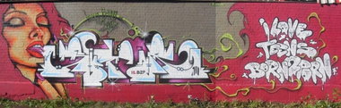 Graffiti Wall in Kiel - Photo by king - cyter, syter, b2p