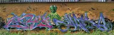 Graffiti Wall in Kiel - Photo by king - ceys, shaka