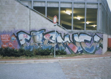 Graffiti Wall in Itzehoe - Photo by king - cosmica (1989)