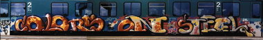 Graffiti Train - Photo by king - cos