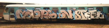 Graffiti Train - Photo by king - cos