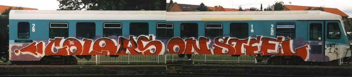Graffiti Train - Photo by king - cos