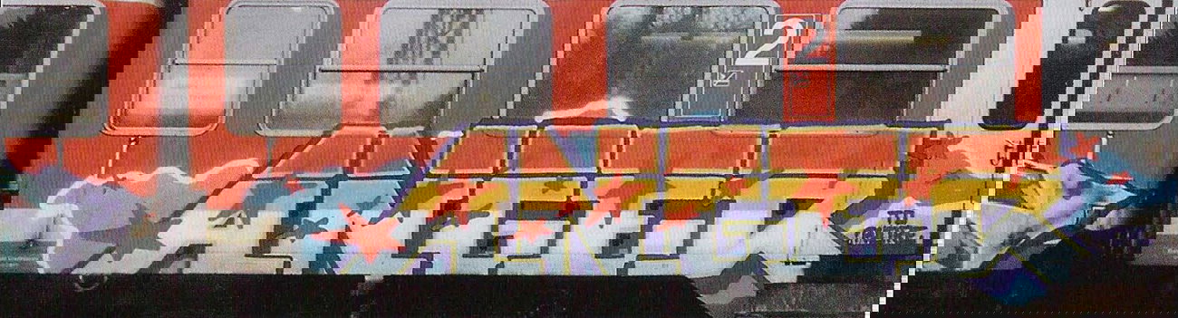 Graffiti Train - Photo by king - anger