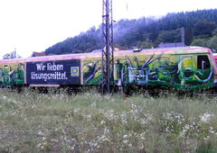 Graffiti Train - Photo by king - dbk, edeka