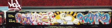 Graffiti Train - Photo by king - moa, moas (2000)