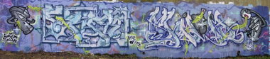 Graffiti Wall in Kiel - Photo by king - frek, shaka, kfc