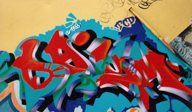 Graffiti Wall - Photo by king - daim, tcd