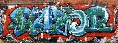 Graffiti Wall in Kiel - Photo by king - razor (1995)