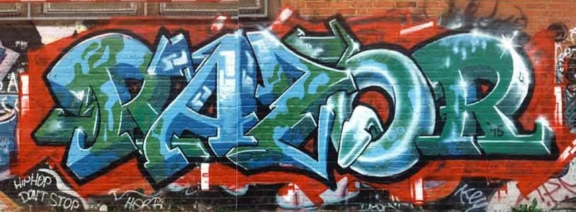Graffiti Wall in Kiel - Photo by king - razor (1995)