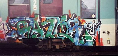Graffiti Train - Photo by king - razor