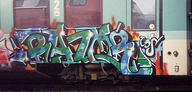 Graffiti Train - Photo by king - razor