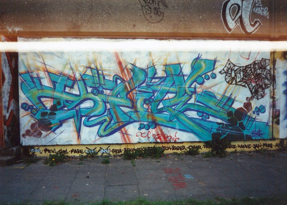 Graffiti Wall in Kiel - Photo by king - spile