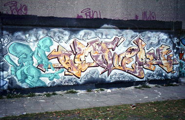 Graffiti Wall in Kiel - Photo by king - requiem, 89