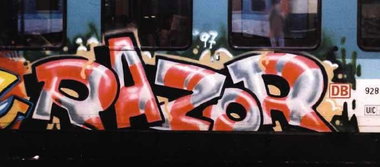 Graffiti Train - Photo by king - razor