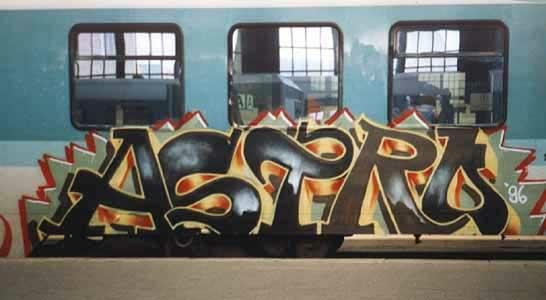 Graffiti Train - Photo by king - astro (1996)