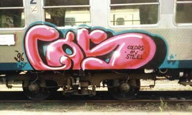 Graffiti Train - Photo by king - cos