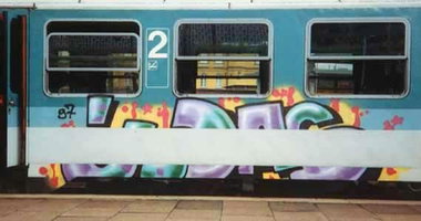 Graffiti Train - Photo by king - judas