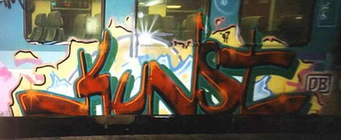 Graffiti Train - Photo by king - kunst, razor