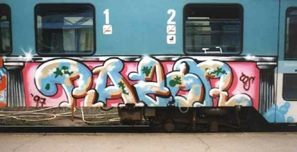 Graffiti Train - Photo by king - razor