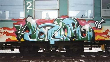 Graffiti Train - Photo by king - razor