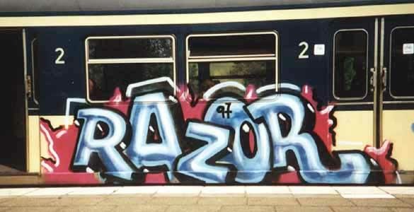 Graffiti Train - Photo by king - razor