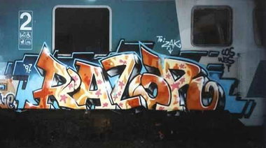 Graffiti Train - Photo by king - razor