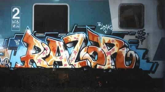 Graffiti Train - Photo by king - razor