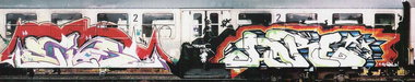 Graffiti Train - Photo by king - sios, hare (2000)