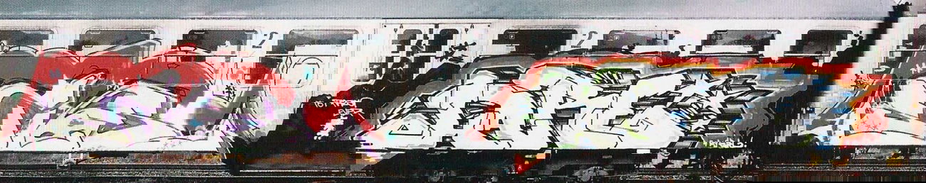 Graffiti Train - Photo by king - sios, hare (2000)