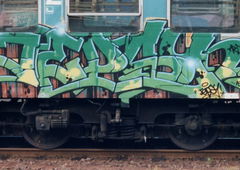 Graffiti Train in Hamburg - Photo by king - jepsy