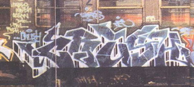 Graffiti Train - Photo by king